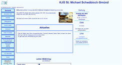Desktop Screenshot of kjg-gmuend.de